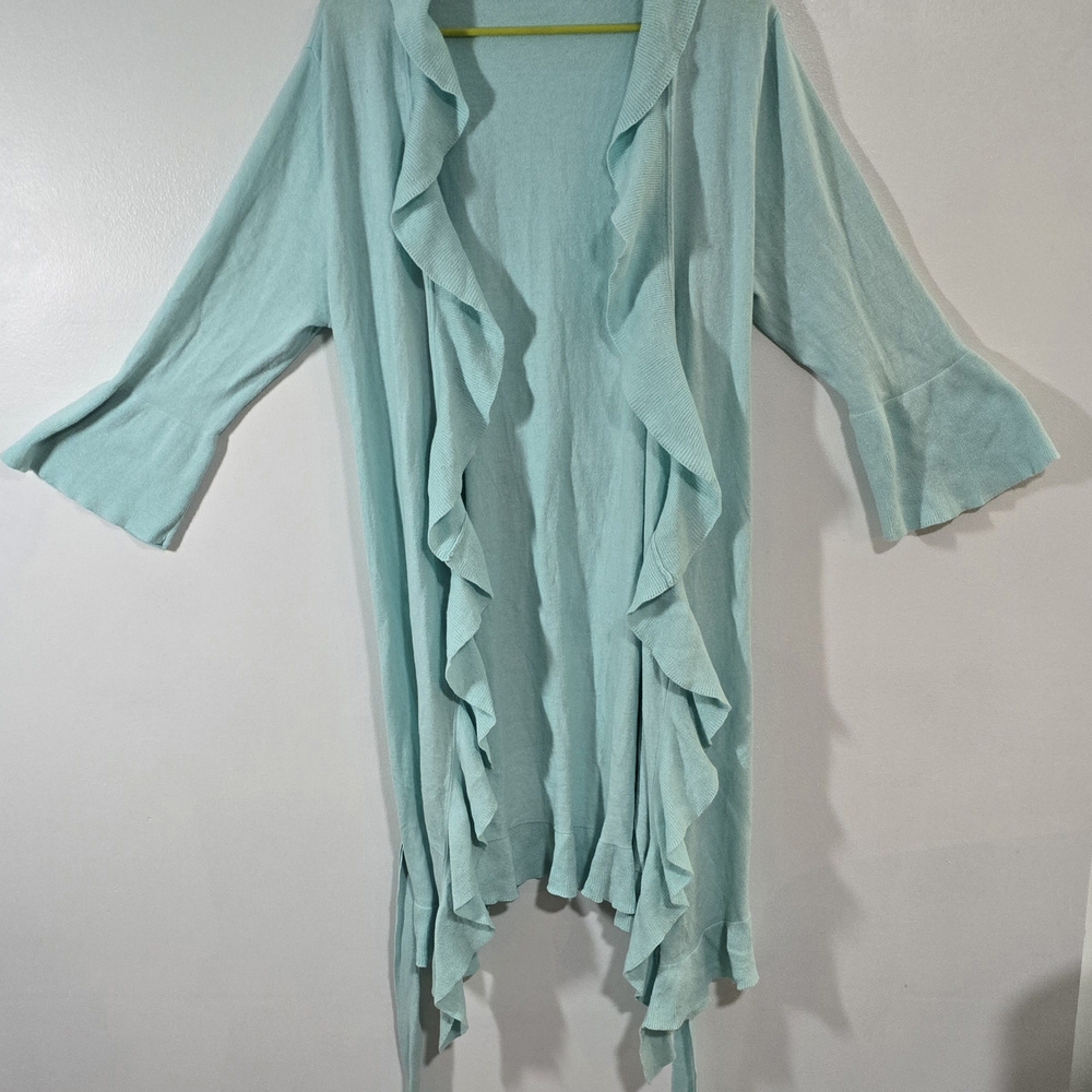 Garnet Hill Light Blue Knit Sweater